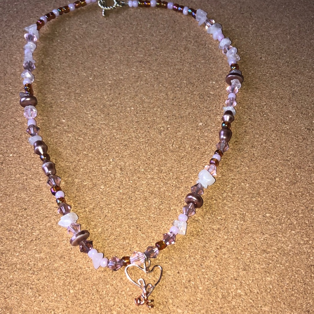 Pink Heart Necklace